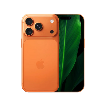 Begagnad iPhone 17 Pro i färgen cosmic orange