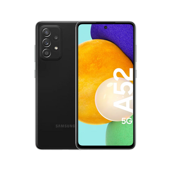 Begagnad Samsung Galaxy A52 5G i färgen svart