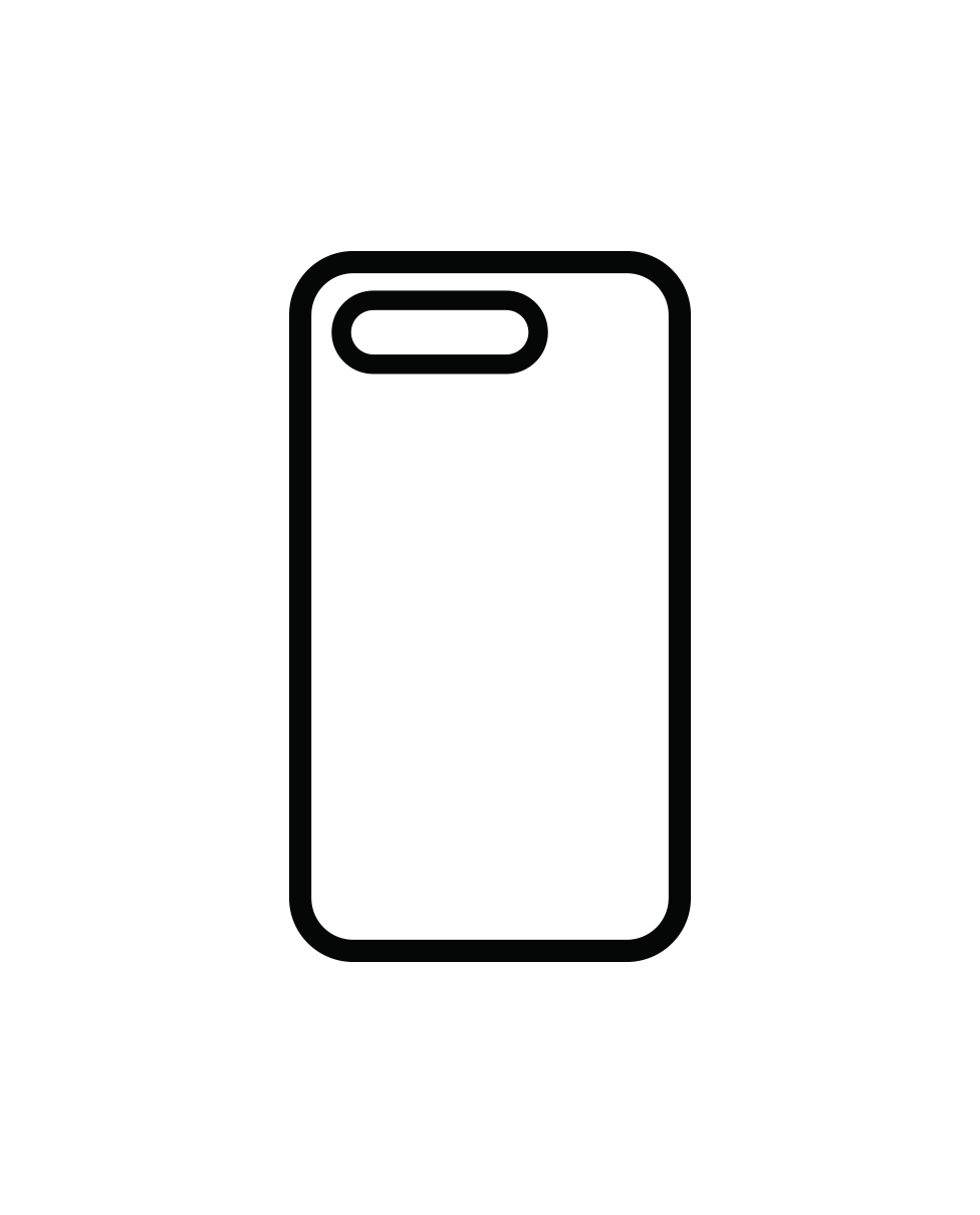 mobilskal iphone 8 genomskinligt
