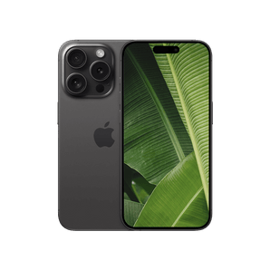 Begagnad iPhone 15 Pro i färgen Black Titanium