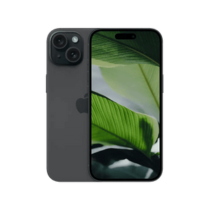 Begagnad iPhone 15 i färgen svart