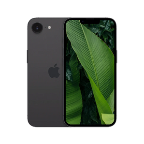 Begagnad iPhone 16e i färgen svart
