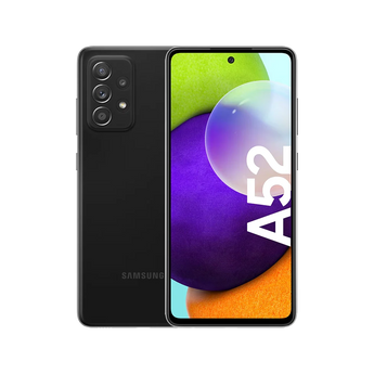 Begagnad Samsung Galaxy A52 i färgen svart